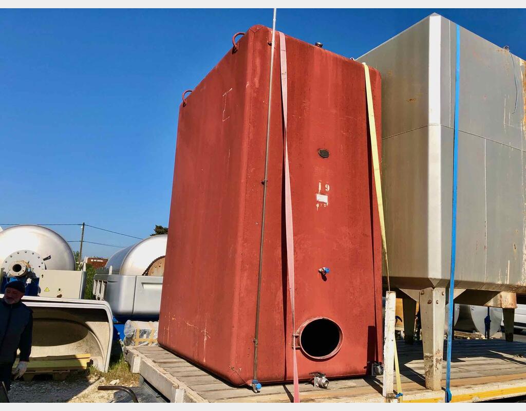 Coated steel tank