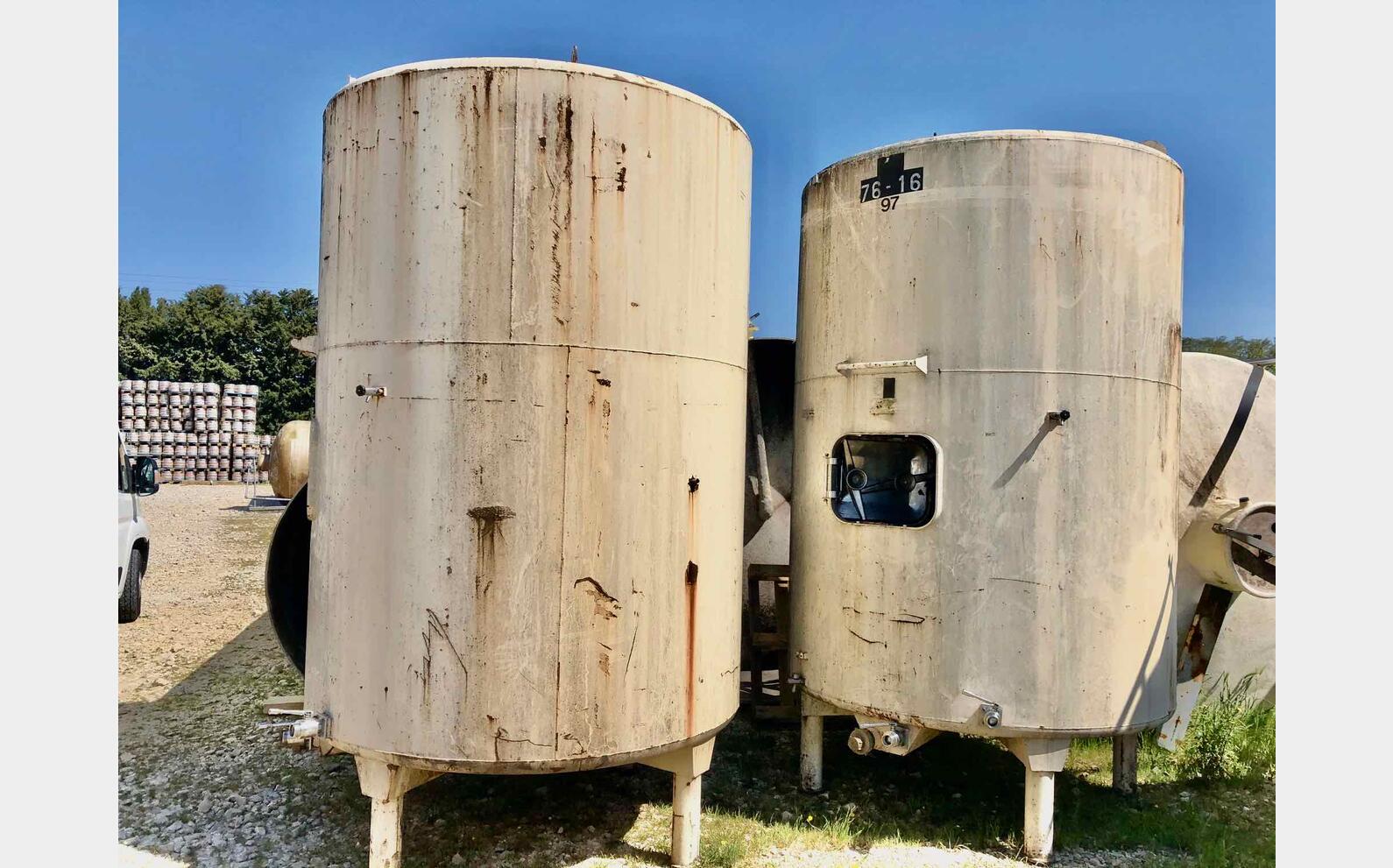 Cuve acier rev&ecirc;tu 76 HL (7 600 litres)