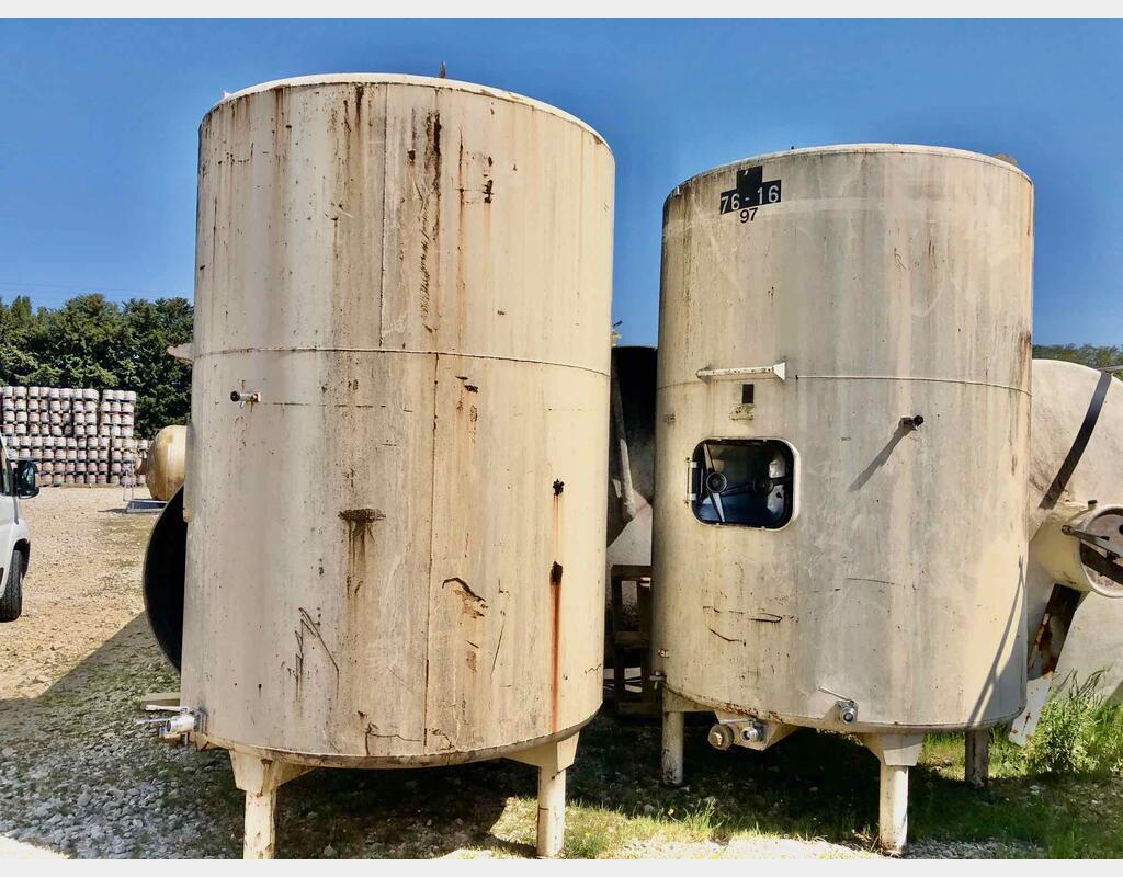 Coated steel tank