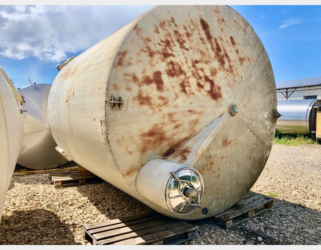 Coated steel tank