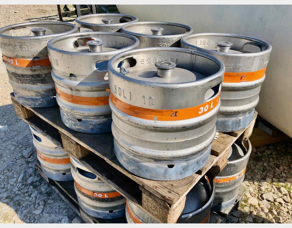 Stainless steel barrel - 30 L 30 Liters MAISONNEUVE