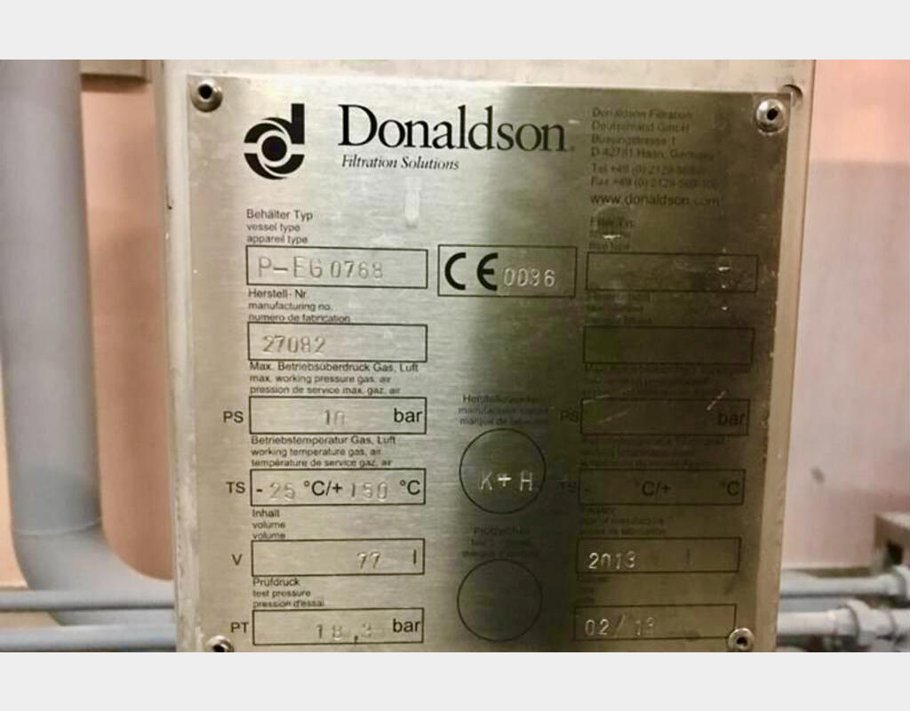 Filter - PEG 0768 DONALDSON