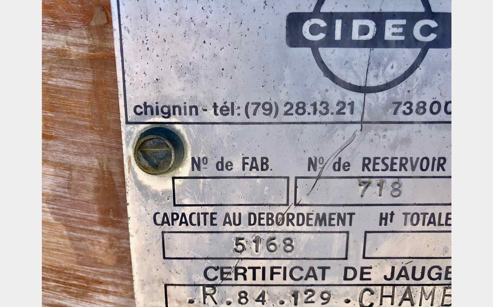 Cuve fibre 51 HL (5100 litres)