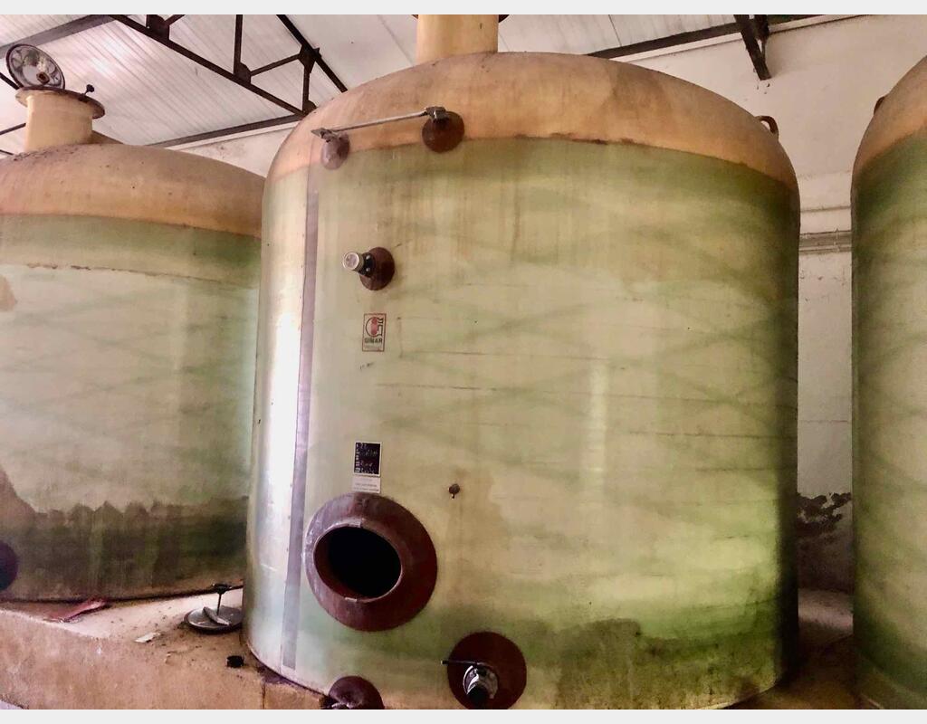 Cuve fibre - Fond plat 150 HL (15 000 litres)