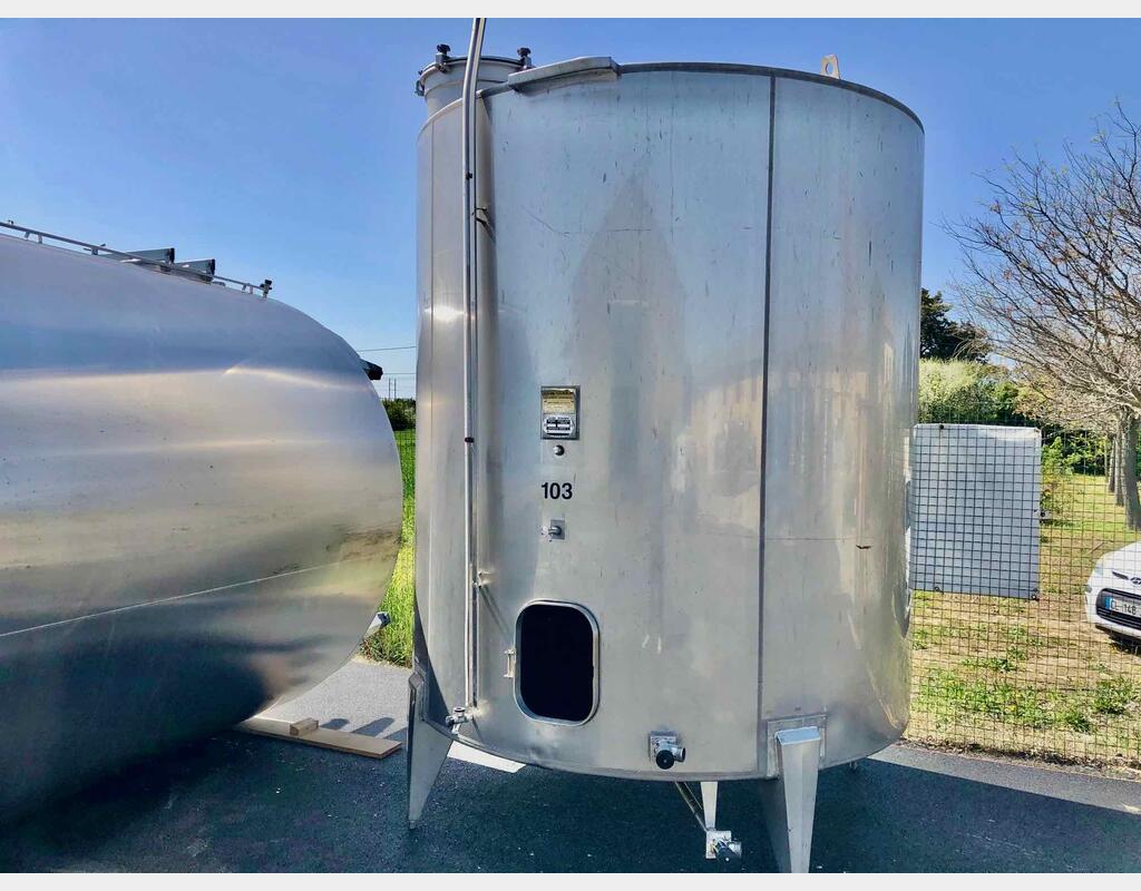 Stainless steel tank - Closed