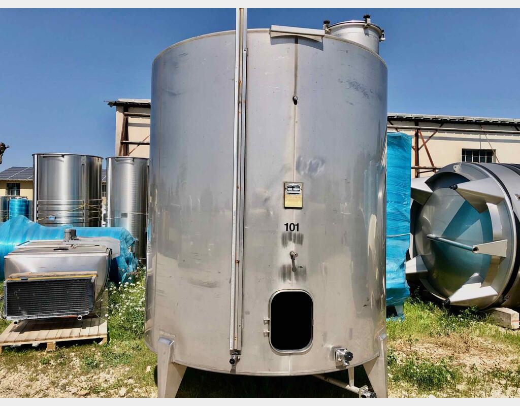 Stainless steel tank - Closed