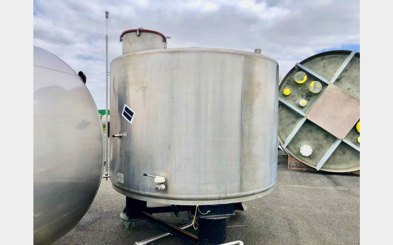 Cuve inox 316L 72 HL ( 7 200 litres)