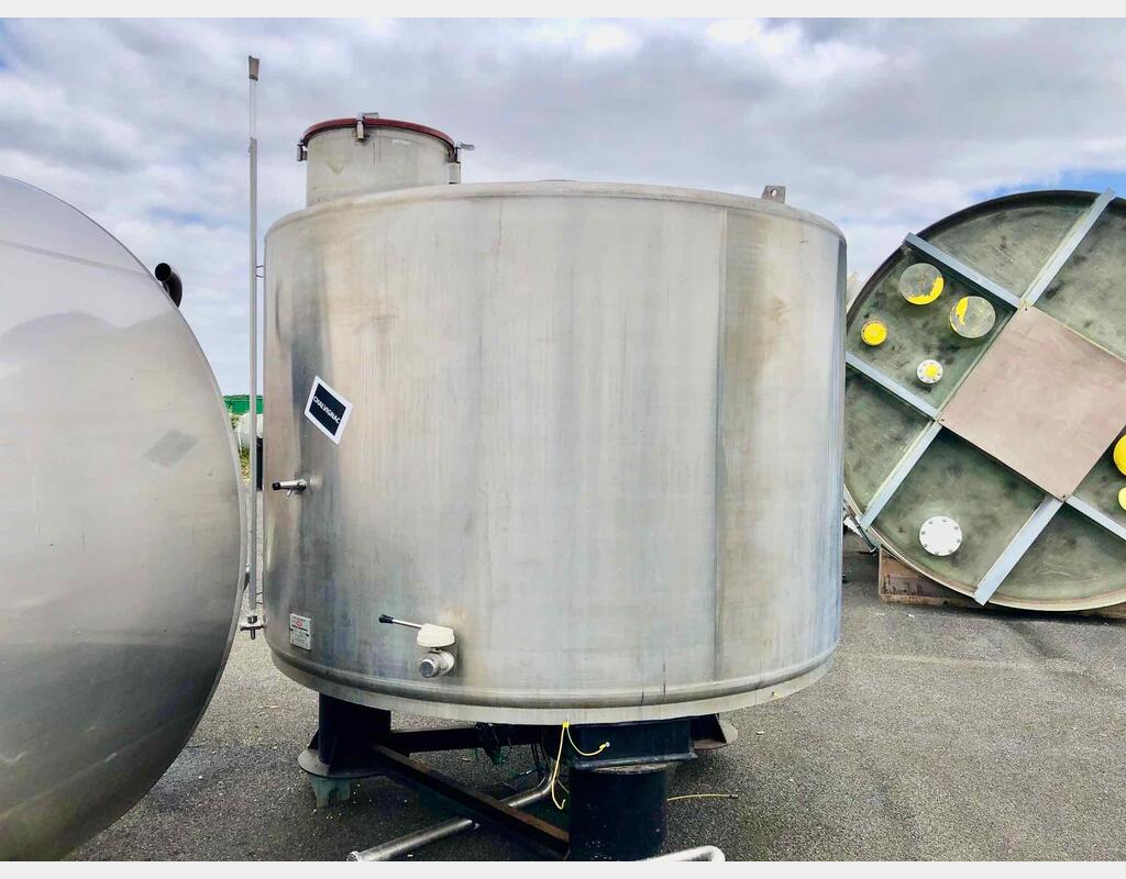 316L stainless steel tank - Closed