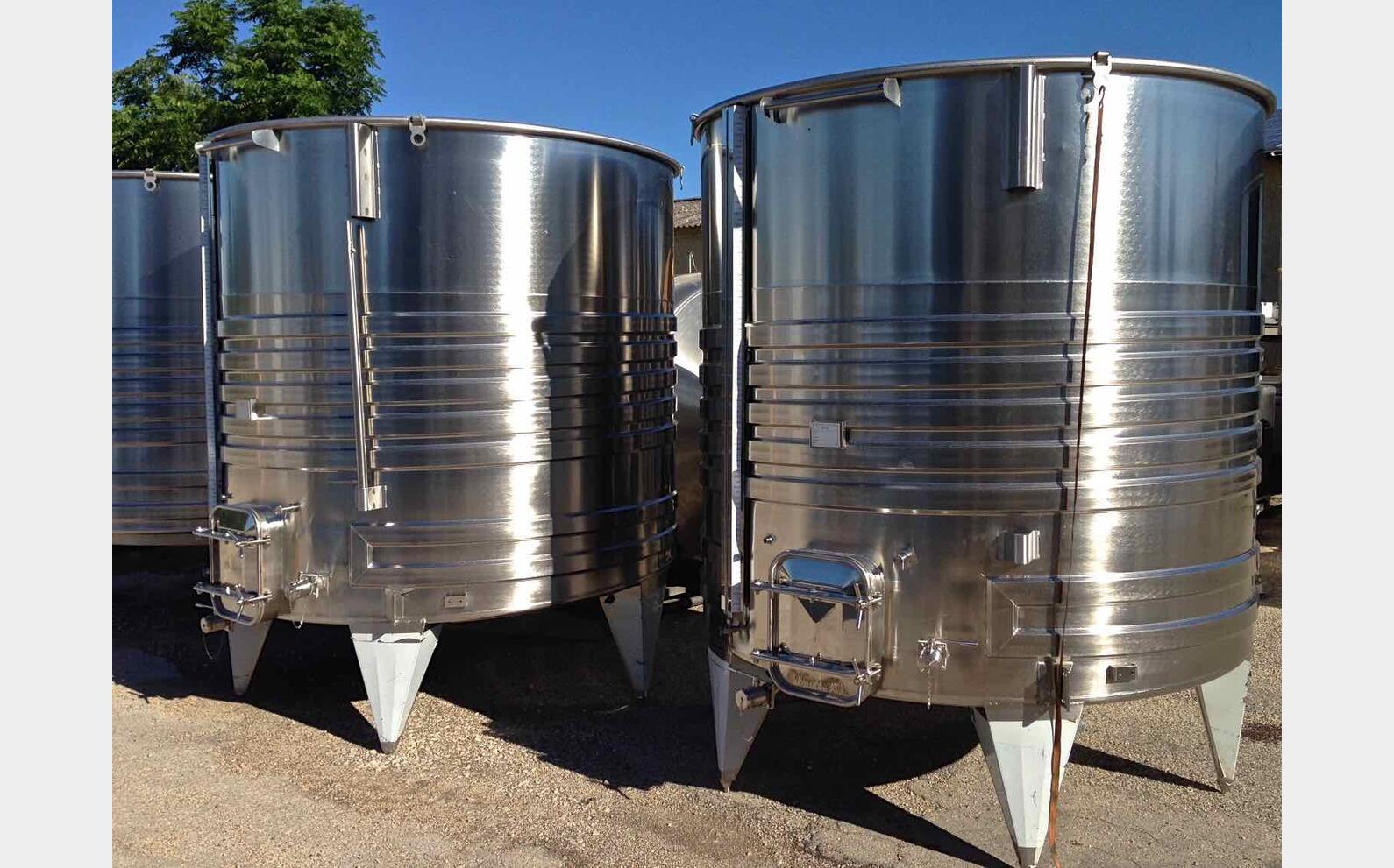 Cuve inox 304 - Serpentin de froid 100 HL (10000 litres) ARSILAC