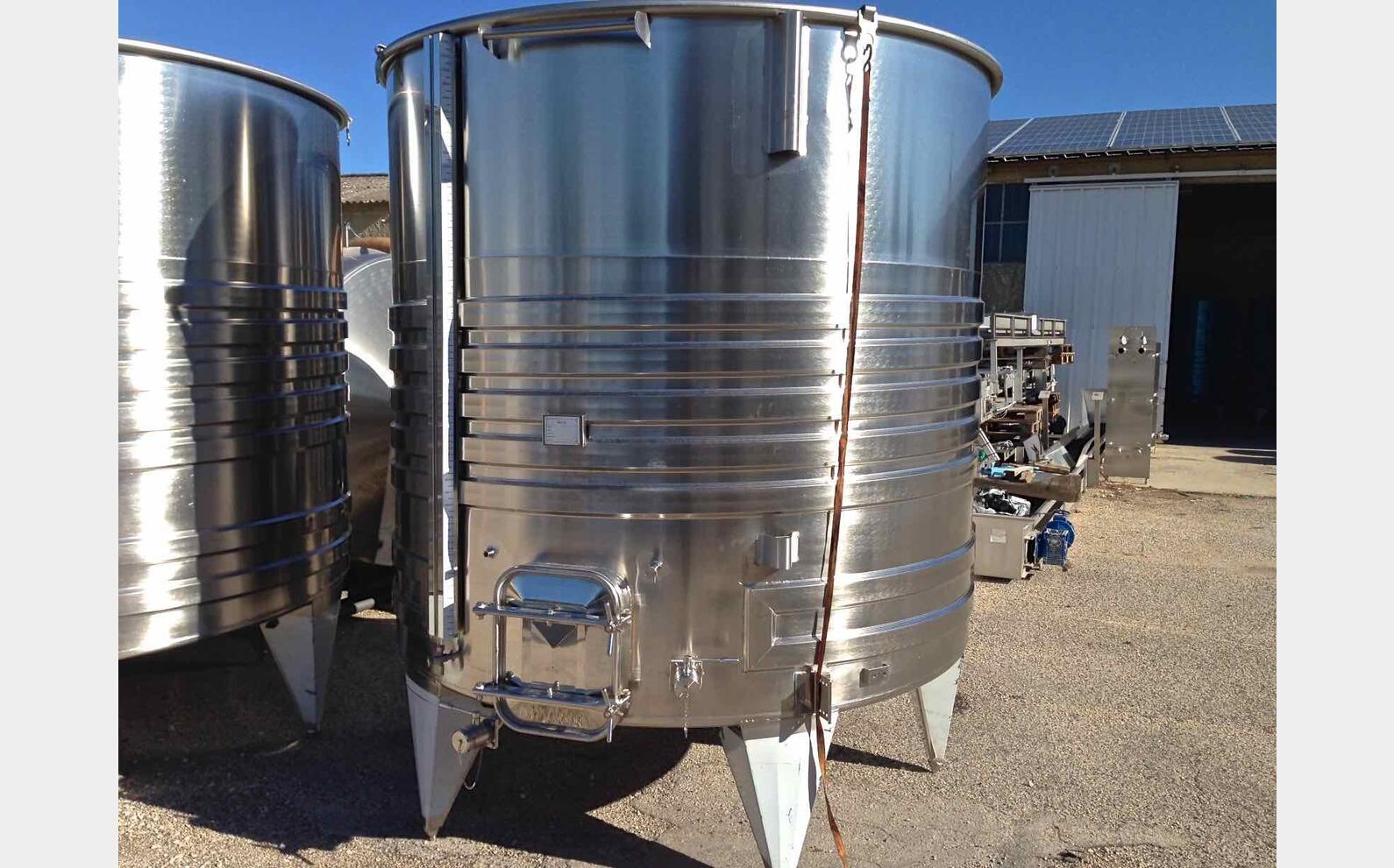 304 stainless steel tank - Cooling coil 100 HL (10000 liters) ARSILAC