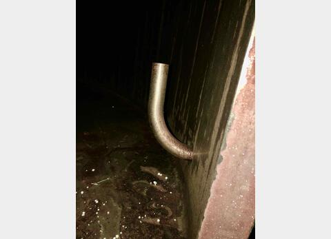 Stainless steel tank - On feet 150 HL (15 000 liters)
