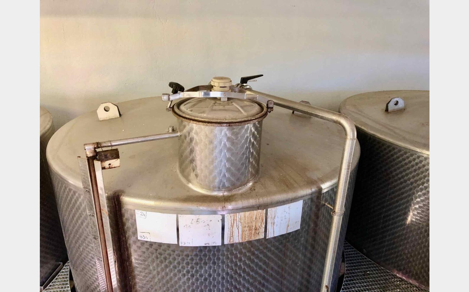 Stainless steel tank - On feet 150 HL (15 000 liters) DEFRANCESCHI