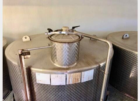 Cuve inox - Sur pieds 150 HL (15 000 litres) DEFRANCESCHI