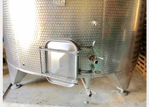 Cuve inox 304 - Fond conique sur pieds