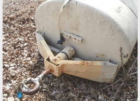 Citerne horizontale 500 litres - Acier peint , tractable