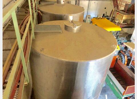 Stainless steel tank 304 L - Conical bottom  250 HL (25 000 liters)
