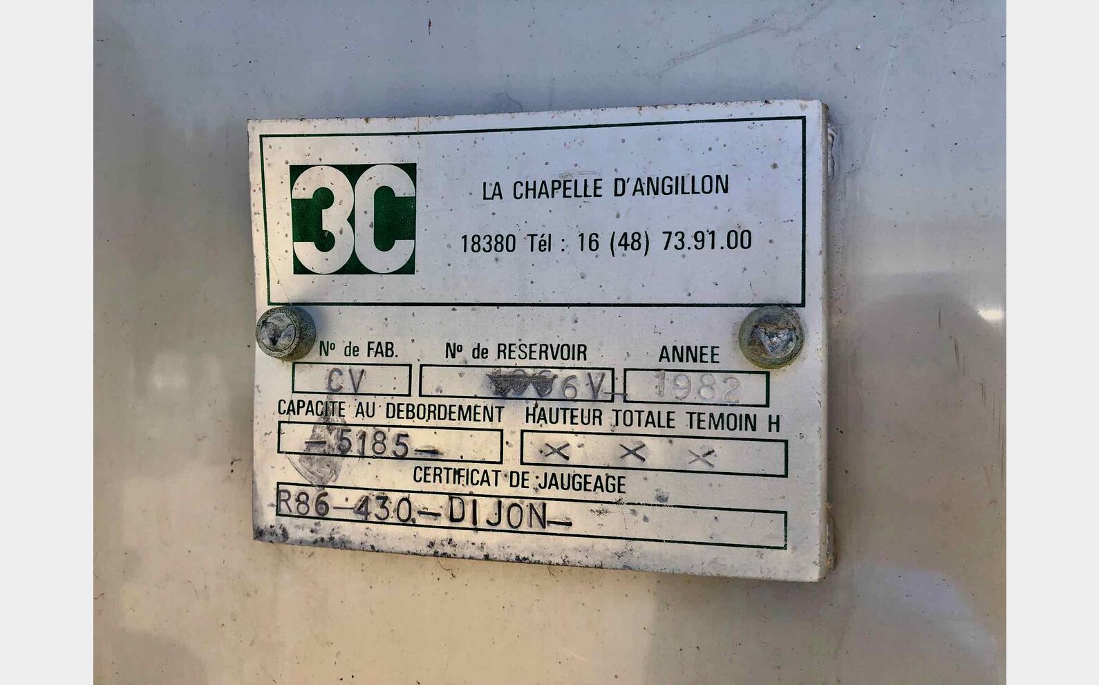 Stainless steel tank - Closed 51 HL (5 100 liters)