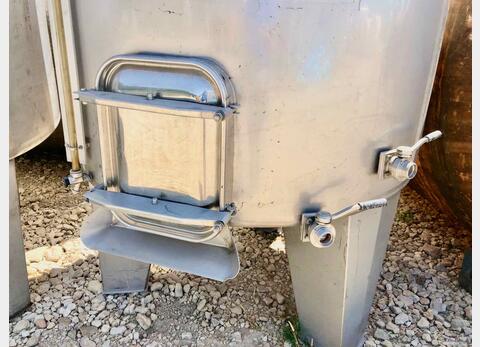 Stainless steel tank - Closed 51 HL (5 100 liters)