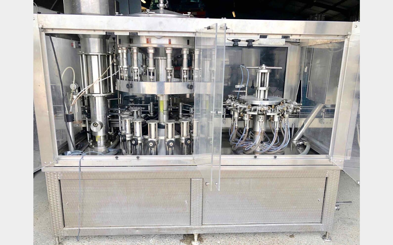 Drawing group - Rinser, filler, capper 3000 Bt/h GAI 3013