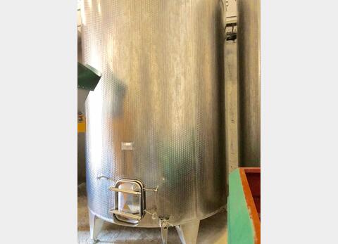 Stainless steel tank 304 - Conical bottom on feet