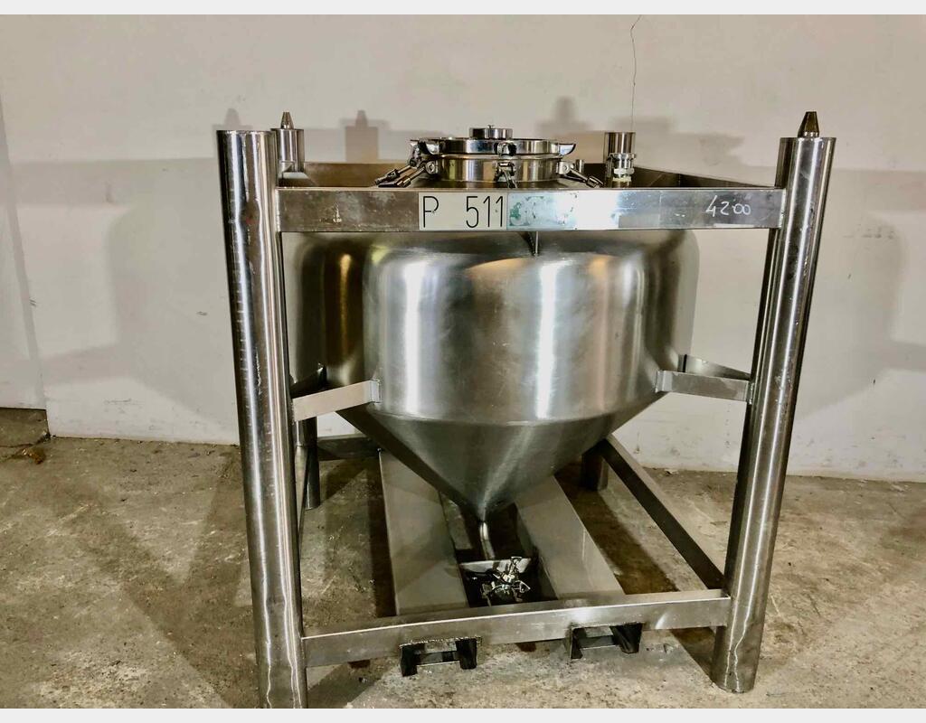 Stainless steel tank - Cylindrical-conical