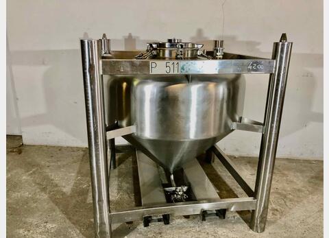 Stainless steel tank - Cylindrical-conical