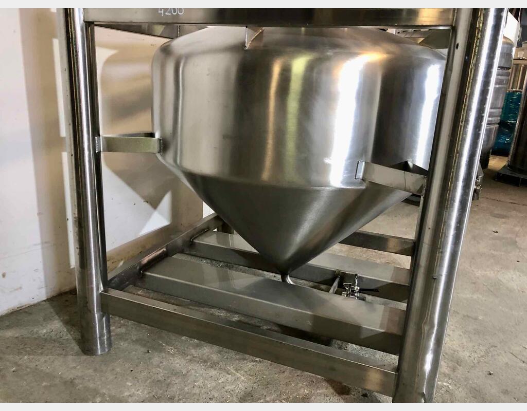 Conteneur inox 304L - Pression 2 bars 5.5HL (550 litres) 3C