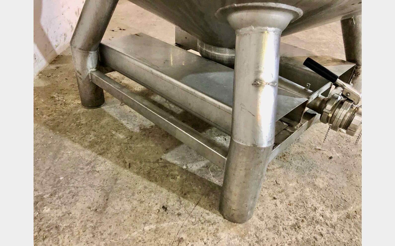 Container - 304L stainless steel 8,3 HL (830 liters) DEJONG