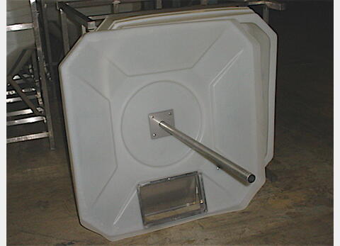 Conteneur PLASTIQUE de 500 litres - Stockage de vrac (poudre ou granulé)