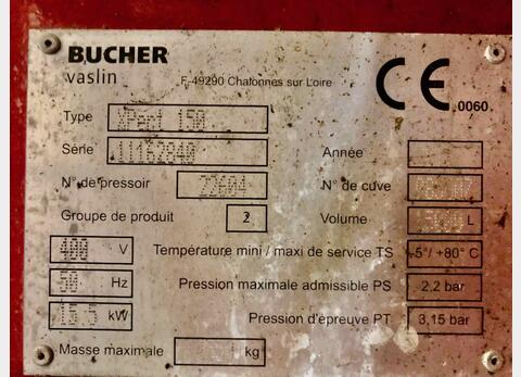 Pressoir - Xpert 150 150 HL (15 000 litres) BUCHER VASLIN