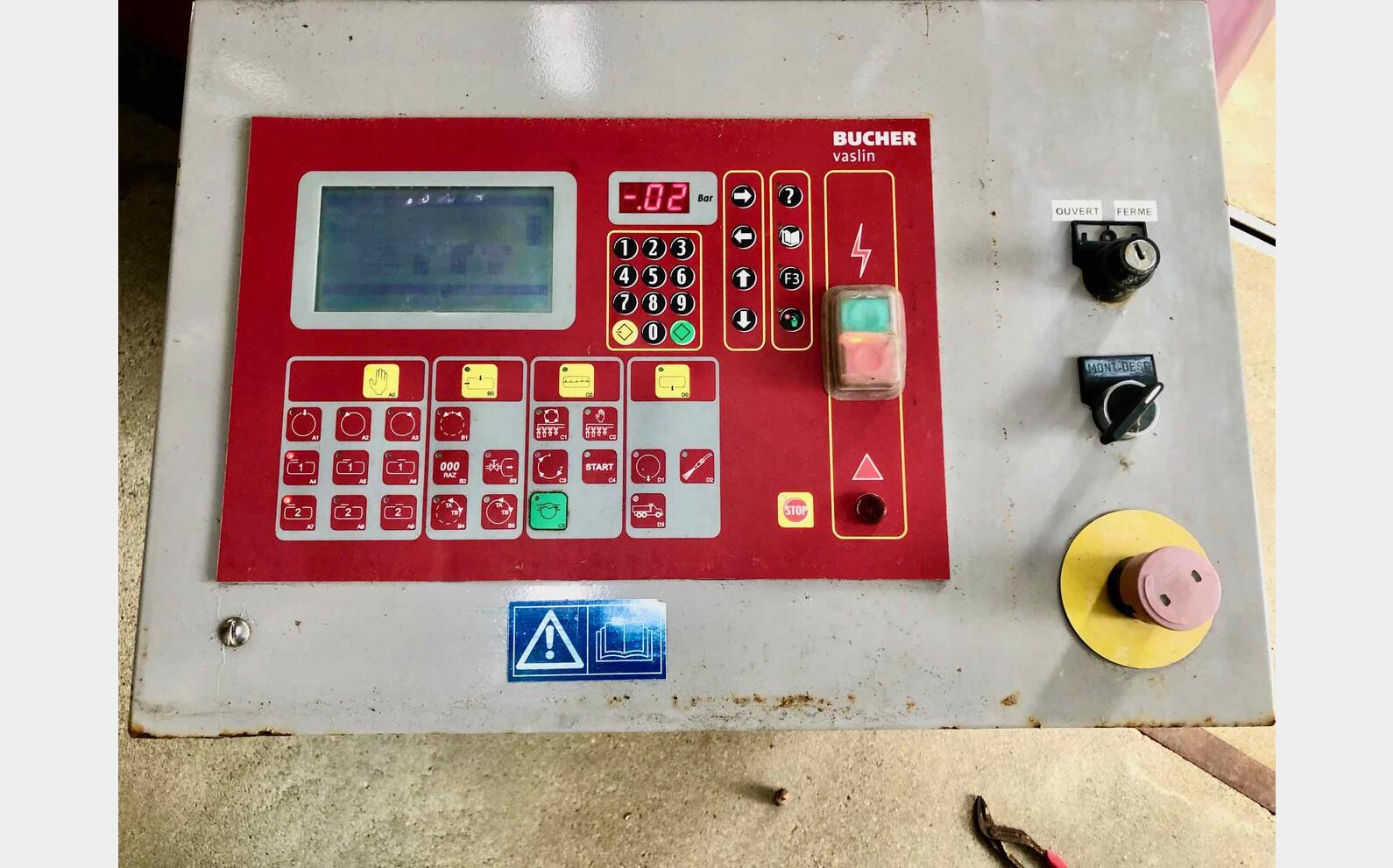 Pressoir - Xpert 250 250 HL (25 000 litres) BUCHER VASLIN