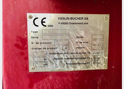 Press - Xpert 250 250 HL (25 000 liters) BUCHER VASLIN