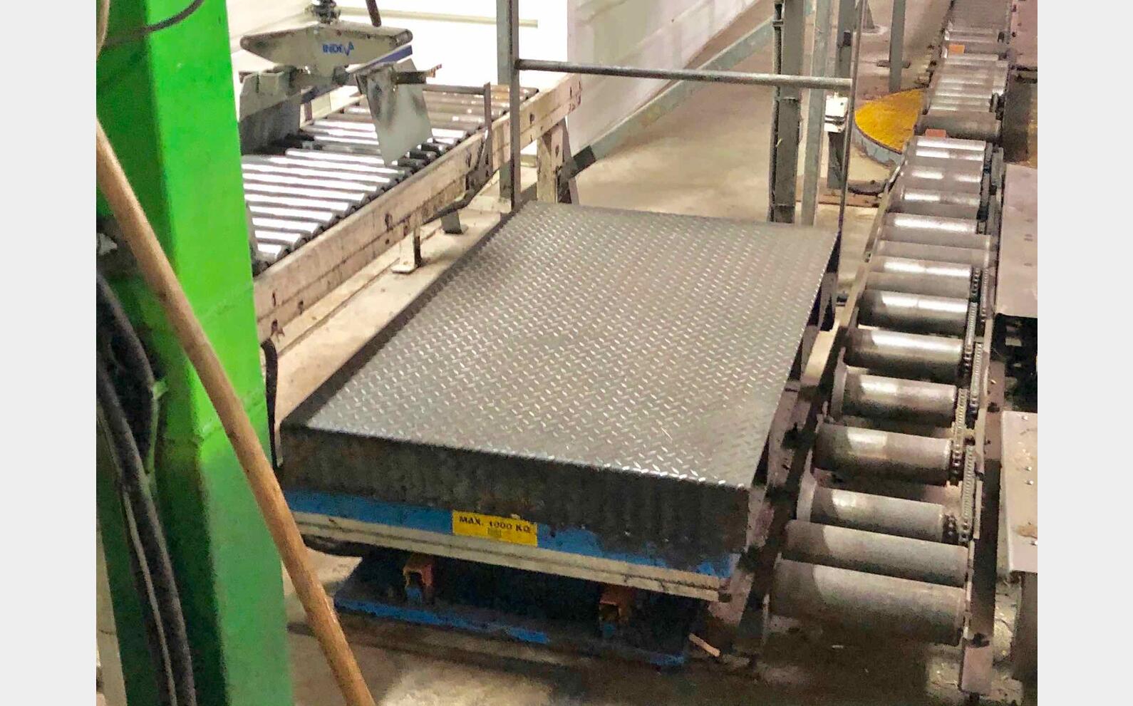 Table &eacute;l&eacute;vatrice &agrave; ciseaux simples 1000 Kg TRANSLYFT