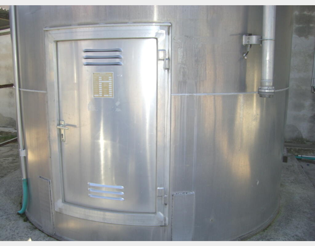 SILO ALUMINIUM 83 M3 - FOND CONIQUE SUR JUPE