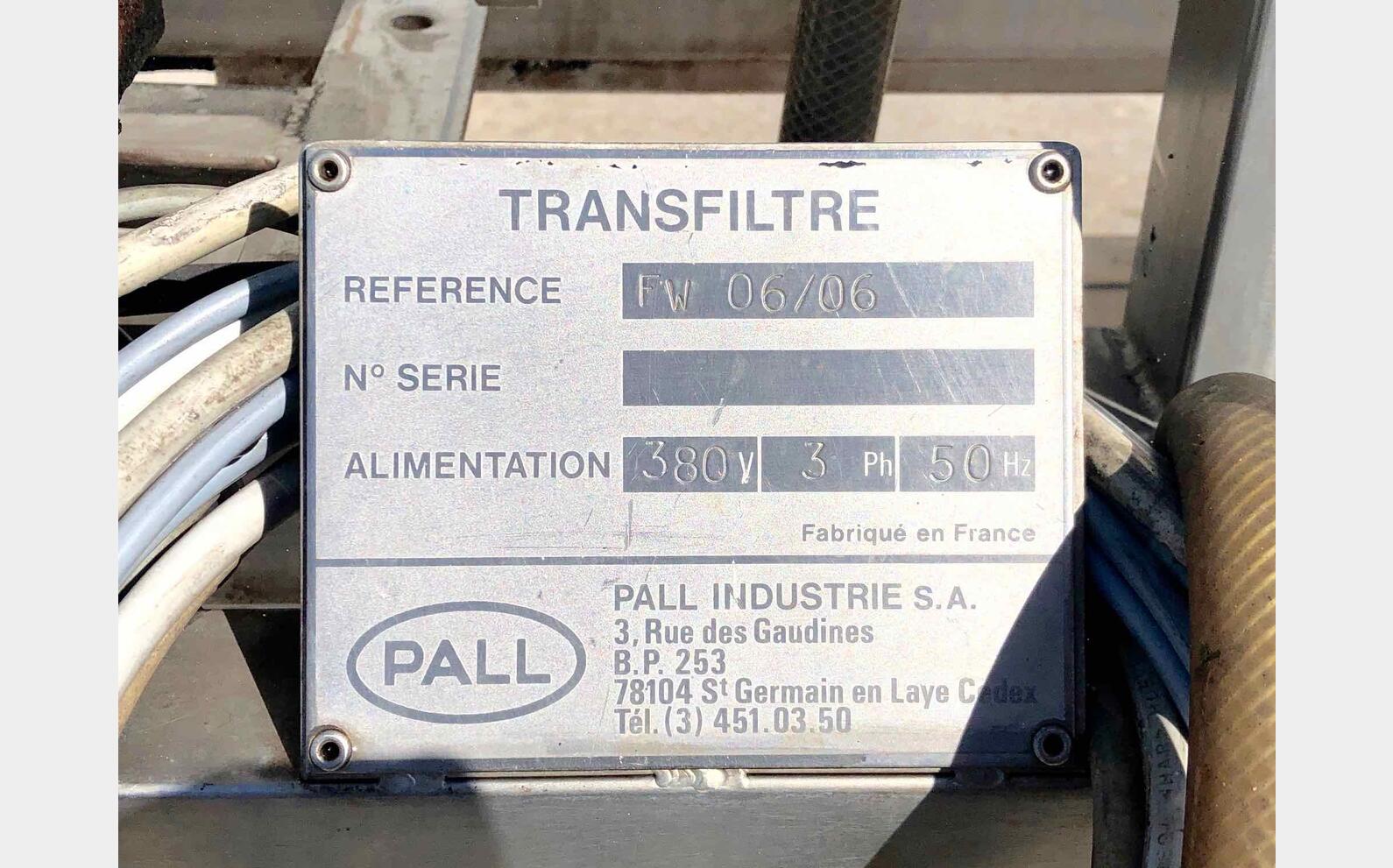 Filtre &agrave; membrane PALL