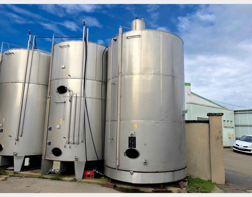 Stainless steel tank 328.58 HL ( 32 858 liters)