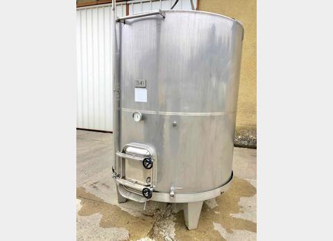 Cuve inox - Ferm&eacute;e - Sur pieds 50 HL (5 000 litres)