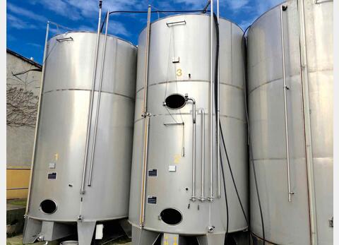 Cuve inox compartiment&eacute;e 300 HL (30 000 litres) 2 x 150 HL