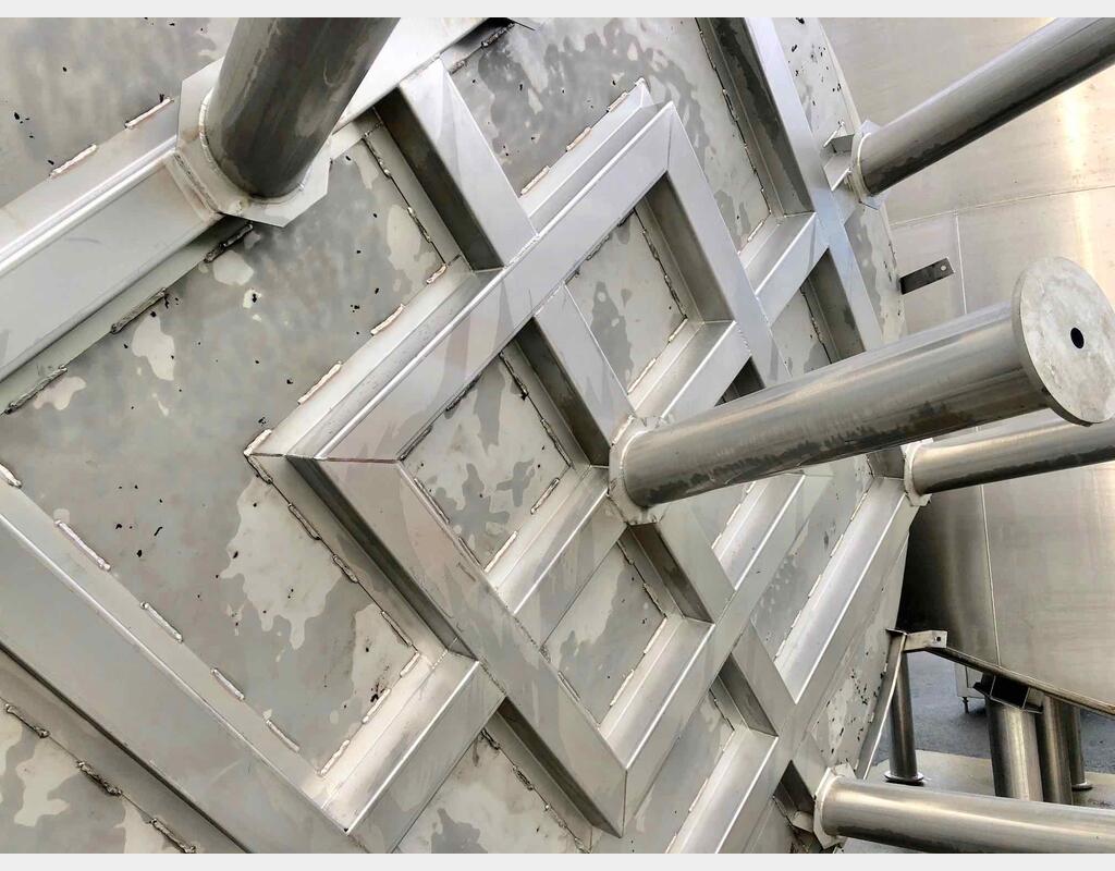Cuve inox 304 - Fond incliné