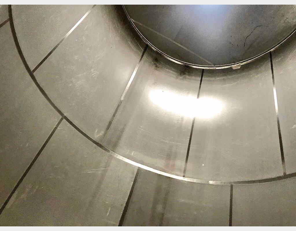 Cuve inox 304 - Fond incliné