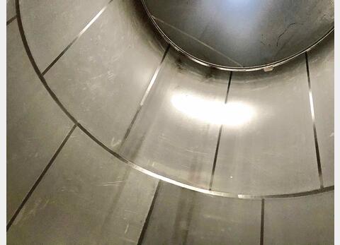 Cuve inox 304L - Fond inclin&eacute; 350 HL (35 000 litres) CARTIER