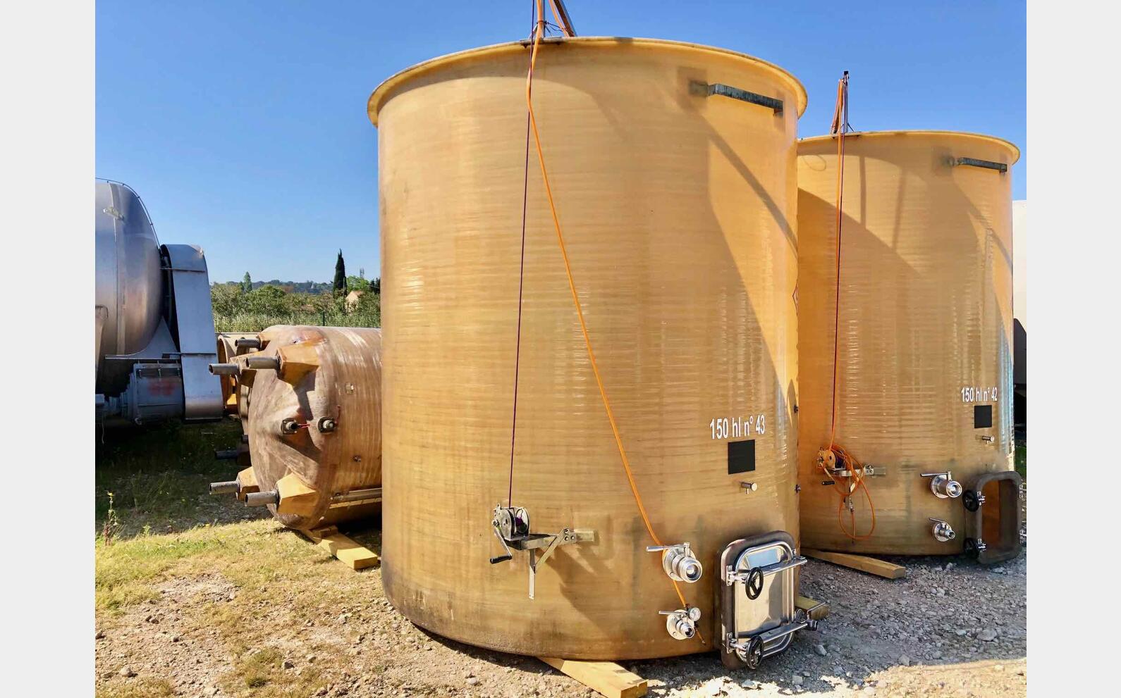 Stainless steel tank - Flat Bottom 150 HL (15 000 liters)