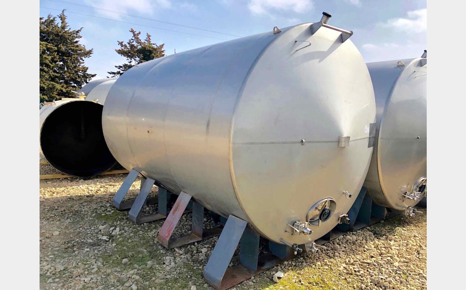 Cuve inox - Horizontale 170 HL ( 17 000 litres)