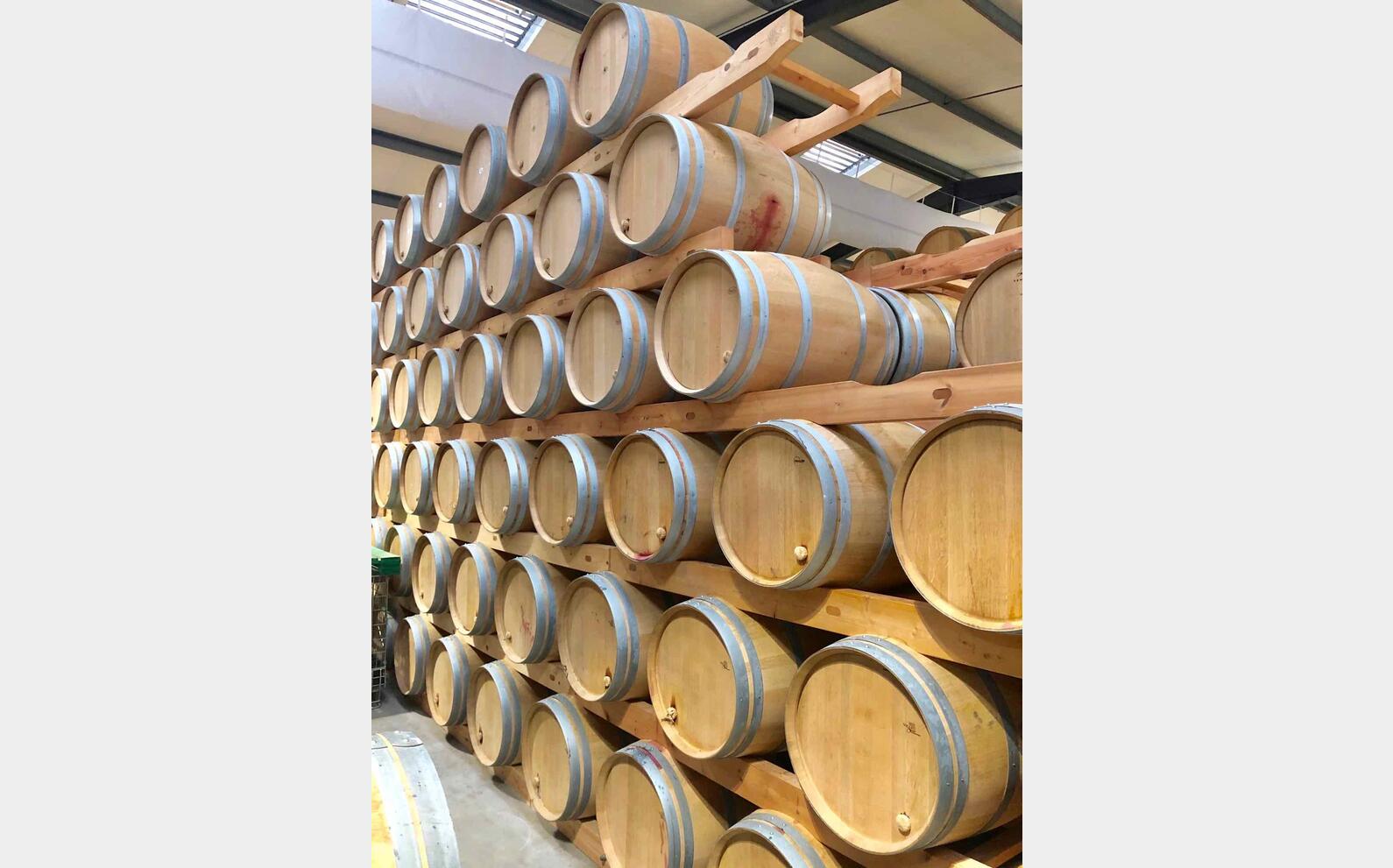 Tins - Support de barriques JUSTE MENUISERIE