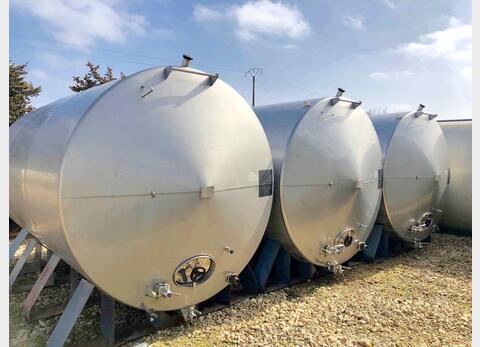 Stainless steel tank - With cooling plates 170 HL (17 000 liters)