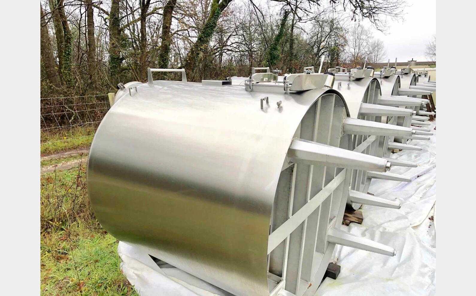 Cuve stockage inox 304 50 HL (5000 litrres) ETA