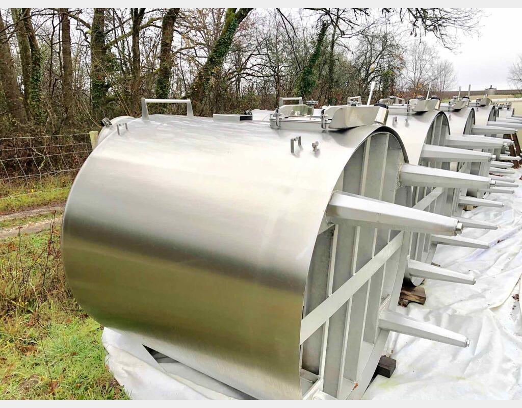 Stainless steel storage tanks - Thermoregulated