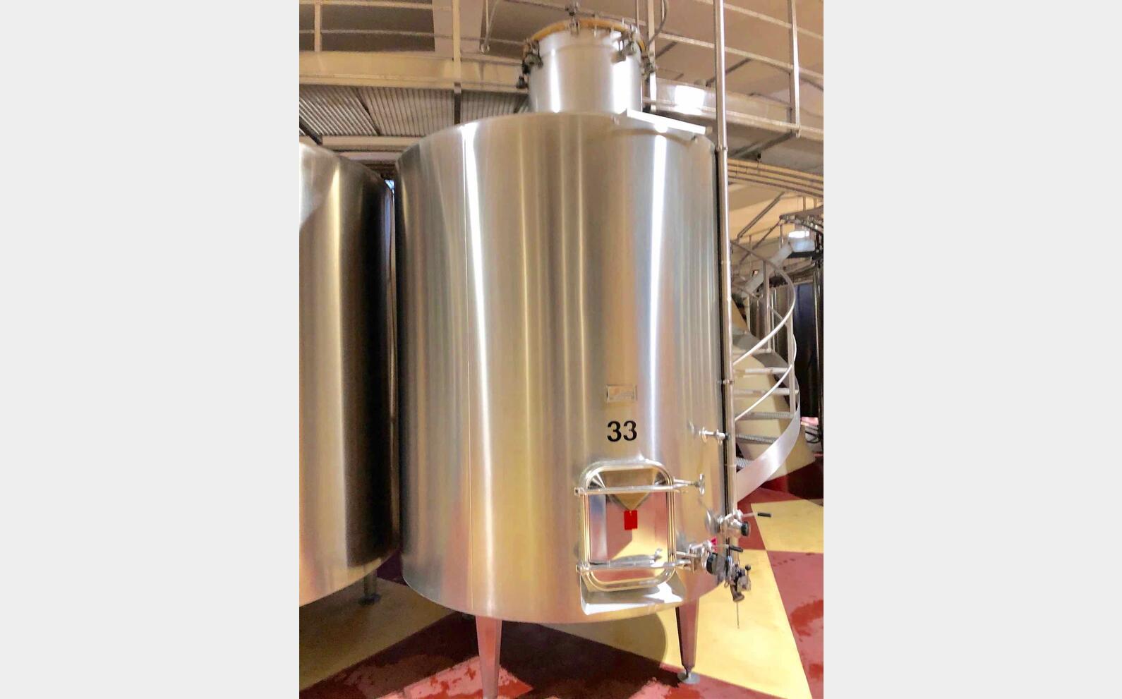 Cuve inox 304 - Circuit et isolation 64 HL (6 400 litrres) LEJEUNE