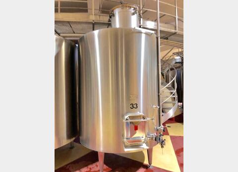 Cuve inox 304 - Circuit et isolation 64 HL (6 400 litrres) LEJEUNE