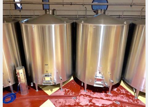 Cuve inox 304 - Avec drapeaux 220 HL (22 000 litres) ETA